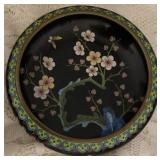 Vintage cloisonnï¿½ bowl on copper