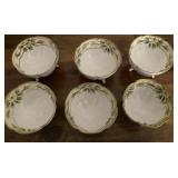 Vintage Nippon hand painted salt cellars
