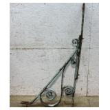 Iron Sign Bracket 27/48 - old paint