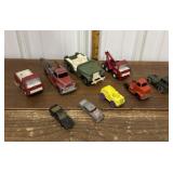 Hubley, Tootsie, Tonka, Durham trucks, car *not