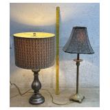 2 Modern Table Lamps - work
