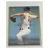 Roger Clemens Autographed Upperdeck Oversized