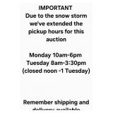 Notice Extended Pickup Hours