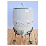 Longaberger Porcelain Beverage Dispenser with