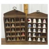 Thimbles w/ display shelves