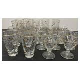 MCM barware, known for its distinct gold and