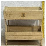 Primitive "Folksy" Doll Bunk Bed