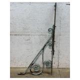 Iron Sign Bracket -old paint 25/49