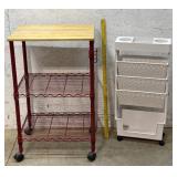 Kitchen Rolling Cart & Bathroom Cart