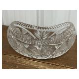Heavy Cut Glass Crystal bowl