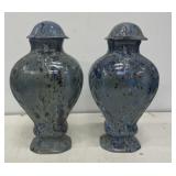 Pair of lidded ginger jars