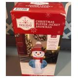 Brand new never opened Christmas puffer jacket,