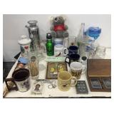 Cups, mugs, cards - some advertising