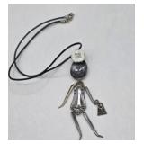Jointed folky steampunk spoon necklace