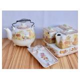 Vintage Brown & Richie Oriental Gardens Teapot