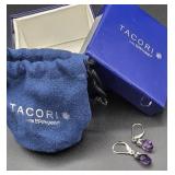 Tacori Epiphany pear-shaped amethyst & sterling