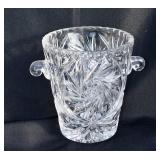 ABP Crystal Cut Glass Vase or Small Ice Bucket