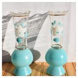 Bartlett Collins Hand Painted Turquoise