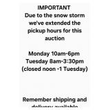 Notice Extended Pickup Hours