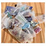 Lot of Jewelry-Craft Beads. Glass, metal, etc.