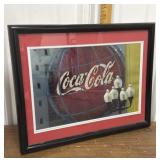 Signed Coca-Cola art photo