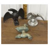 Metal eagles, duck spout