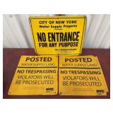 City of New York signed - tin and 1 heavy