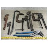 Wreaking Bar, C-Clamps, Wrenches, etc.