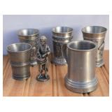 Pewter Lot-Small Cups, Shot Glasses, etc. Most