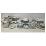 Dishes, plates, tea cups, and accessories