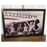 Led Zeppelin print- framed *not perfect