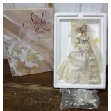 Star Lily Bride Barbie- porcelain doll w/