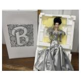 Silver Starlight porcelain Barbie w/ original
