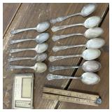 Presidential & USA spoons, Ithaca Savings bank