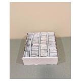 Large Box of Football and Basketball Cards