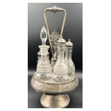 Antique cruet set - glows