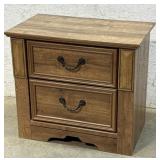 2 Drawer Modern Night Stand 28/17/25