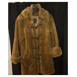Dennis basso s hooded coat