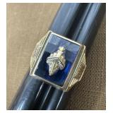 1937 8K gold class ring