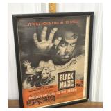 Black Magic framed advertisement