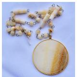 Vintage Mexican Aztec Banded Agate