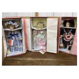 Paradise Galleries porcelain dolls w/ original