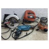 Skill Saw, Makita Drill, Router & Jigsaw - work
