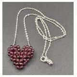 Zoe B. 926 sterling silver cultured pearl? Heart