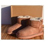 New Balabala Kids Faux Fur Suede Boots. Little