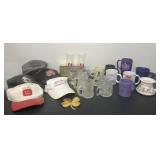 Batman McDonaldï¿½s glass mugs with a variety of