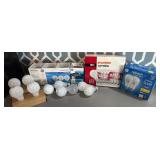 Some new, /some used lightbulbs.