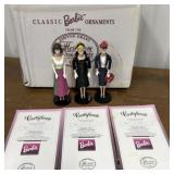 Ashton Drake Heirloom Classic Barbie Ornaments w/