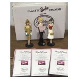 Ashton Drake Heirloom Classic Barbie Ornaments w/