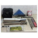 KoBalt Tool Bag , Framing Square, Pipe Wrench &